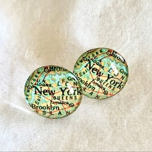 New York City NYC Stud Earrings